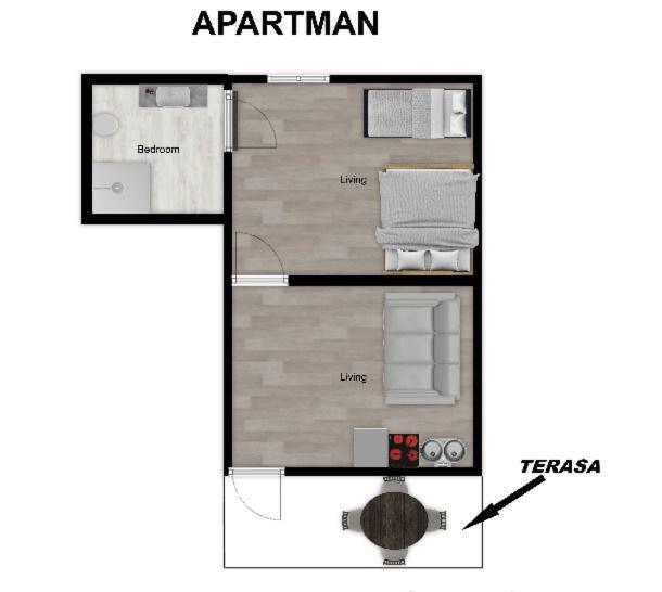 Apartments Beho 乌尔齐尼 外观 照片